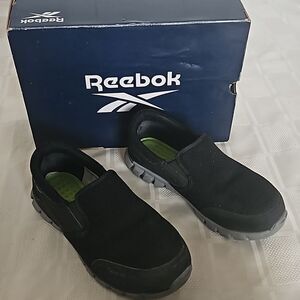 Reebok Men's Sublite Cushion Athletic Work Safety Shoes 4W 6.5 Black